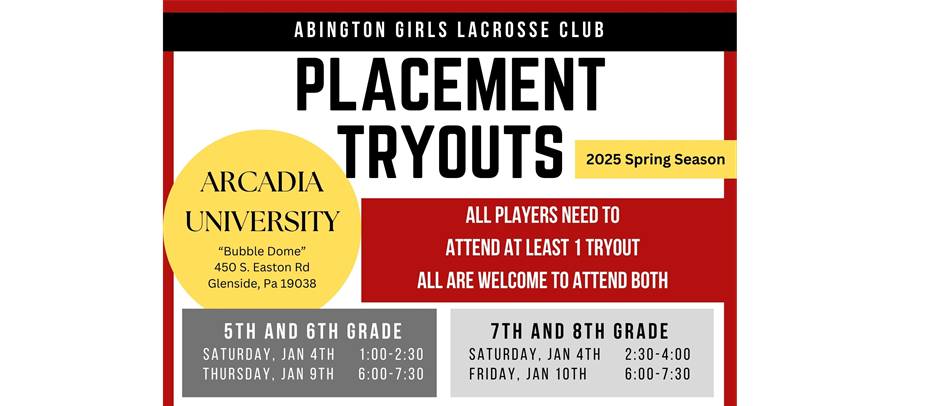 Placement Tryout Information